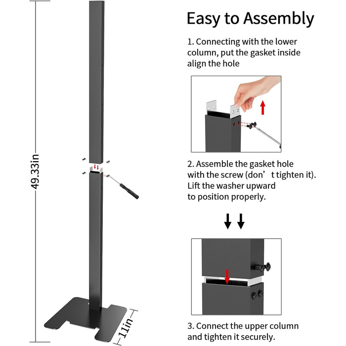 Підставка для пилососа сумісна з Dyson V15, V11, V10, V8, V7, V6: док-станція, органайзер, чорний колір