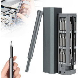 Набір викруток для ювелірів та ювелірного ремонту 44 в 1, електричний, прецизійний, для ноутбуків, окулярів, годинників