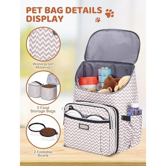 BAGLHER Рюкзак для собак, рюкзак для подорожей з собакою