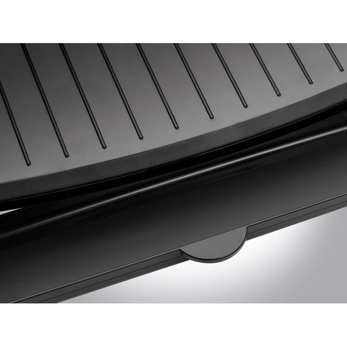 George Foreman 25800 Grill with Grill Plate, Cooktop & Toaster - Fast Heating & Easy Cleaning, Black