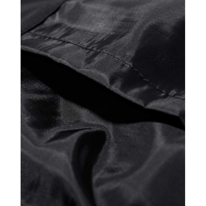 Чоловіча степкова жилетка з блискавкою, кишені, підкладка з кишенею на липучці, розмір M, чорний колір