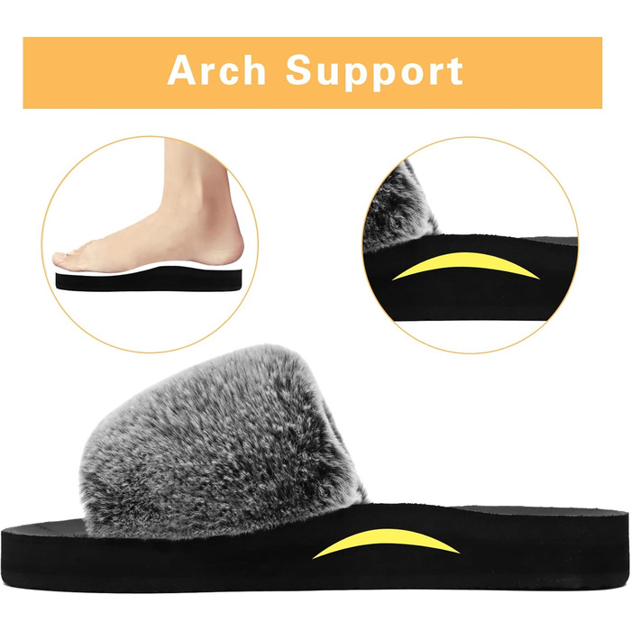 Пухнасті домашні тапочки COFACE для жінок, теплий халат, шльопанці, літні/зимові тапочки для душу, пухнасті шльопанці для жінок, рожевий колір (40 EU, Коала сірий)