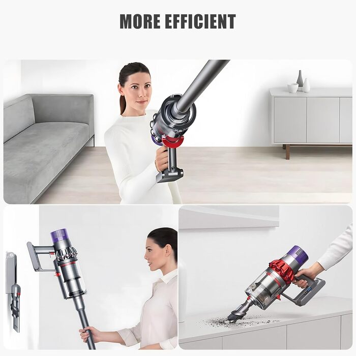 Запасний акумулятор 6000mAh для пилососів Dyson DC62, DC58, DC59, DC61, DC72, DC74, SV03, SV05, SV06, SV07, SV09 (2 фільтри + 1 щітка)