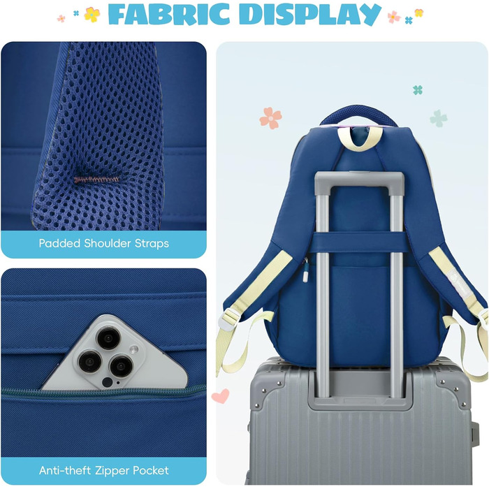 Шкільний рюкзак для дівчаток-підлітків 2025, для старшої школи, водонепроникний, для ноутбука 15.6