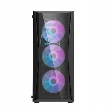 Корпус для комп'ютера Darkflash DK352 Plus Midi Tower ATX, чорний, з вікном