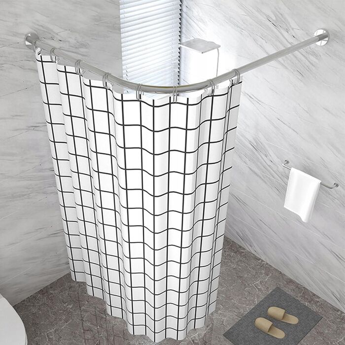 Текстильна штора для ванни Profi ID, 170 x 180 см