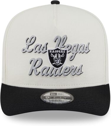Кепка New Era NFL Las Vegas Raiders 9Forty A-Frame чорна, оригінальна бейсболка