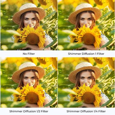 Фільтр K&F CONCEPT Shimmer Diffusion 67mm для відео та портретної зйомки (Nano-Xcel)