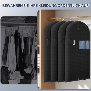 Чохол для одягу з відділенням для взуття 100x60 см - водонепроникний, антигрибковий, захист від комах