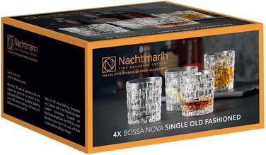 Набір склянок для віскі Nachtmann Bossa Nova, 4 шт., 330 мл, кришталеве скло, Tumbler, 92076