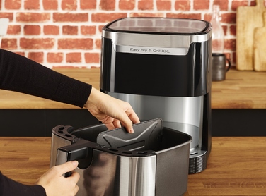 Аерофритюрниця та гриль 2в1 Tefal XXL: безмасляна фритюрниця, 1400 Вт, 6.5 л, з сепаратором