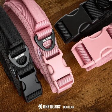 Нашийник для собак OneTigris, тактичний, XS (25-33 см), рожевий