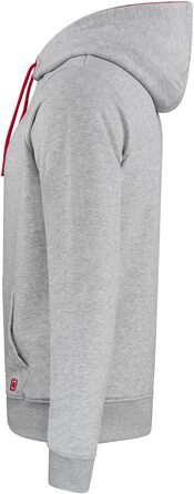 Чоловічий худі riverso RIVEnno Regular Fit з капюшоном, сірий меланж, розмір 3XL