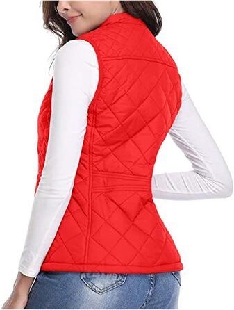 Жіночий теплий жилет з капюшоном, легкий, з пуховим наповнювачем, водонепроникний, вітрозахисний, з кишенями, червоний, розмір M