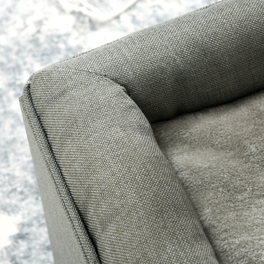 Будинок-ліжко для котів PawHut 2-в-1 з подушкою, 36,5 x 36,5 x 33 см, зелений