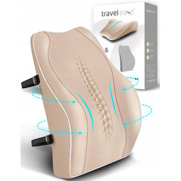 Ортопедична ергономічна подушка TRAVEL EASE з ефектом пам'яті, 43x40 см