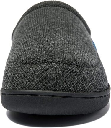 Тапочки халатні NewDenBer для дому, чоловічі/жіночі, з піною пам'яті, теплі, зручні, зимові, з антиковзкою гумовою підошвою, 37/38 EU, темно-сірий та синій