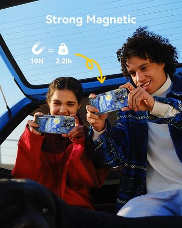 Power Bank MagSafe Ultra Slim 5000mAh, 6.9mm, PD20W - для iPhone, захисне скло Multicolor