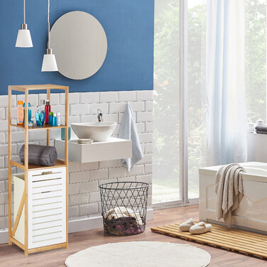 Relaxdays Laundry Basket with Lid