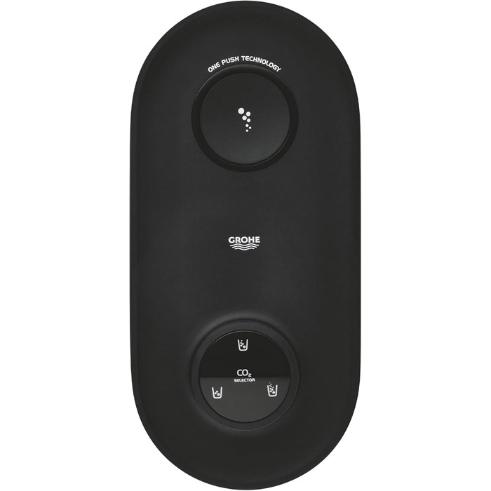 GROHE Blue Fizz Набір для газованої води (3 рівні газування, без CO2 балона, 1x 0,85л пляшка + засіб для чищення), чорний, 31943K00