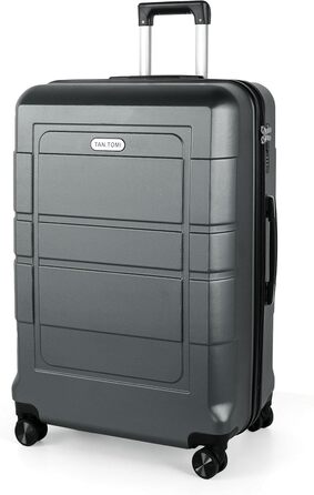 Валіза ручної огляду TANTOMI 20 дюймів, ABS+PC, ручний багаж з 4 колесами, кодовий замок, телескопічна ручка, набір (M/L/XL), 41 л, світло-темно зелений