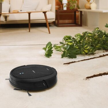 Робот-пилосос Cecotec Conga M20 з гіроскопічною навігацією, 7000 Па, 160 хв роботи, датчики захисту від падіння та щітка для різних поверхонь, керування через додаток