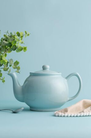 Чайник Price & Kensington з кераміки, 1,1 л, на 6 чашок, пастельний блакитний