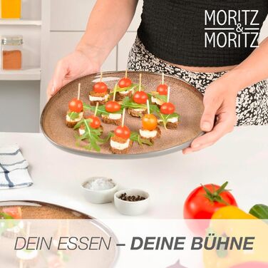 Набір кавових чашок Moritz & Moritz ORGANIC 6 шт. - керамічні чашки з унікальним градієнтом кольору, придатні для миття в посудомийній машині