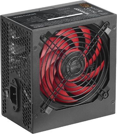 Блок живлення Mars Gaming MPIII550P ATX, 550W, 80 Plus Bronze, білий
