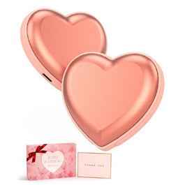 Електричні грілки для рук - 2 шт, серцеподібні, 5200mAh - ідеальні для жінок, подарунок, для активного відпочинку, полювання, кемпінгу