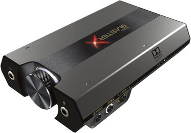 Sound BlasterX G6 7.1 HD: зовнішня звукова карта, DAC та USB-підсилювач для геймінгу. Сумісна з PS4, Xbox One, Nintendo Switch та PC.