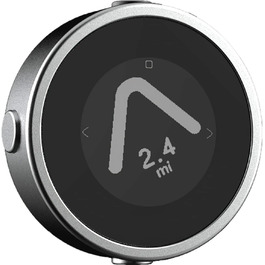 GPS-навігатор для мотоцикла BEELINE, водонепроникний, з кріпленням на кермо, світова навігація, до 30 годин автономної роботи, USB-заряджання, сумісний з рукавичками, сріблястий