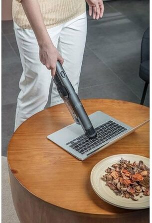 Пилосос ручний BLACK+DECKER Dustbuster Slim DVC320B21-QW 12V, акумуляторний, білий: компактний, потужний, з насадками
