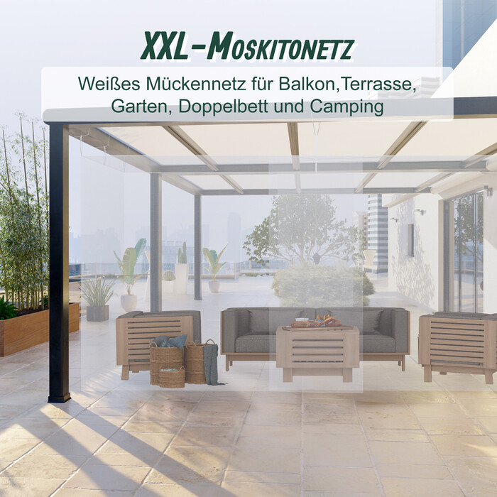 Relaxdays Mosquito Net XXL