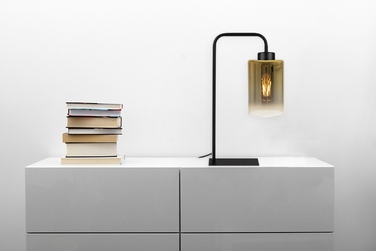 Настільна лампа Light Home HELLA, чорний з жовтим, 60 Вт