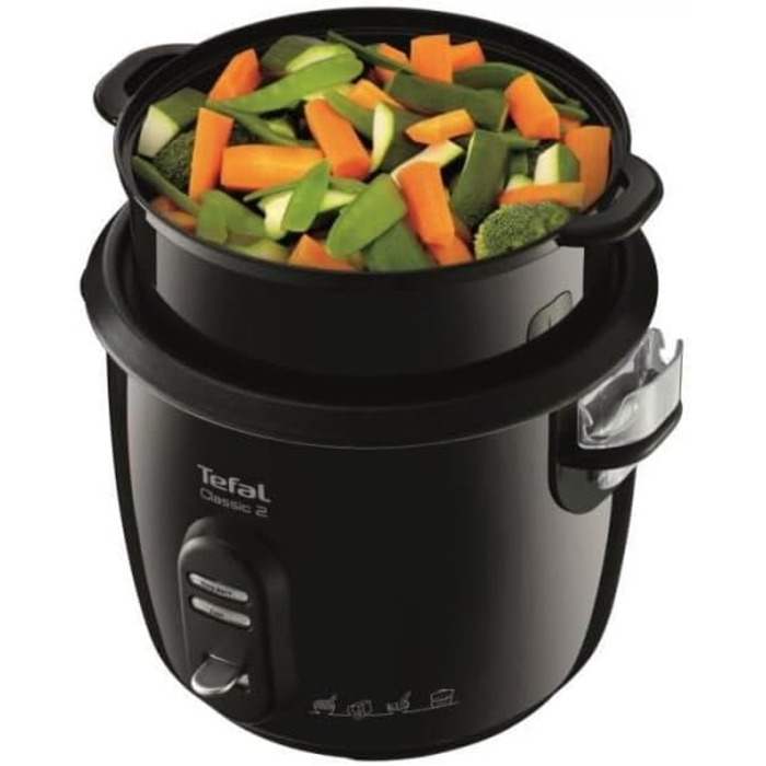 Мультиварка Tefal RK8121 45 в 1: Режимів приготування, LCD-дисплей, 5л, нержавіюча сталь, книга рецептів