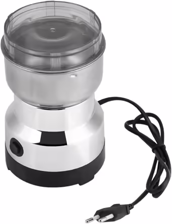 Ausla Stainless Steel Coffee Grinder, Electric Coffee Grinder for Coffee, Nuts, Beans, Grains, and Herbs, 220V, AC Adapter, ELECTRIC_FOOD_MILL_GRINDER