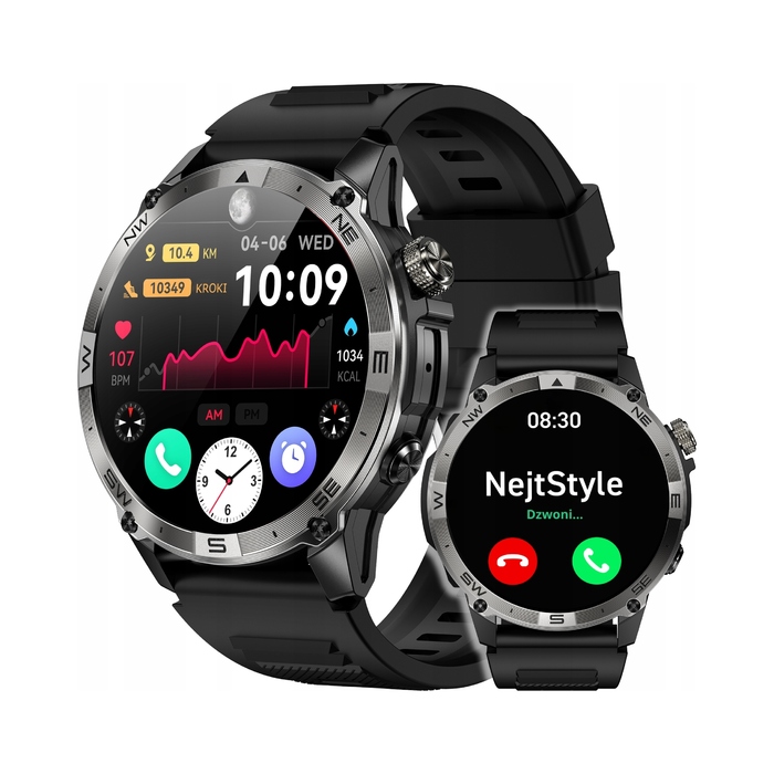 Смарт-годинник NejtStyle HK08, чорний