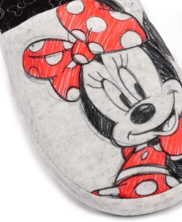 Домашні тапочки Disney Minnie Mouse для жінок, сірі, розмір 38/39 EU