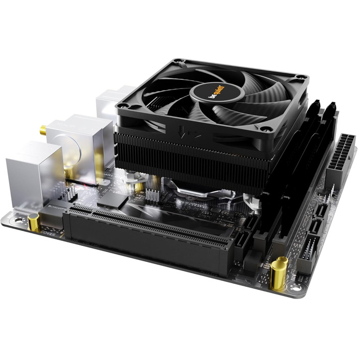 Кулер для CPU be quiet! Pure Rock LP, 100W TDP, 92mm PWM вентилятор, 3 Heatpipes, низькопрофільний, BK034