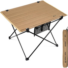 OneTigris CAMPMATE Стіл для кемпінгу складний, легкий, на 30 кг, Kojote Brown