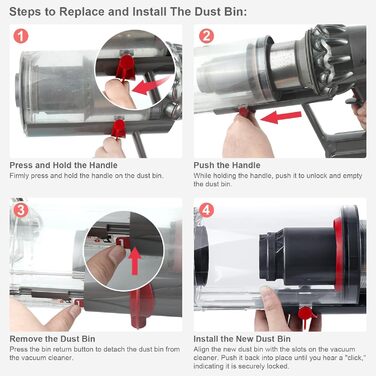 Замінник пилозбірника для пилососів Dyson V11, V15, SV14, SV15, SV22 (970050-01/965443-01)