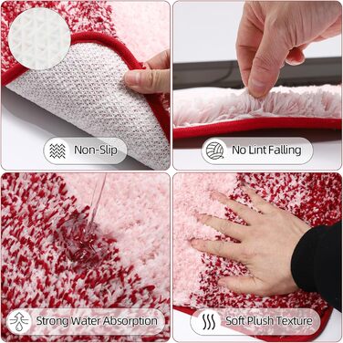 Набір аксесуарів для ванної кімнати, 17 предметів: смітник, диспенсери для мила/лосьйону (3 шт.), тримач для зубних щіток, мильниця, стакан, 6 дерев'яних гачків, піднос для ванної кімнати (Рожевий 1). Комплект для ванної + штора для душу + килимок для ван