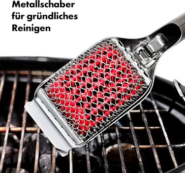 Набір кухонних щипців та лопаток OXO Good Grips для гриля (41 см та 47,5 см) – нержавіюча сталь, безпечне миття в посудомийній машині