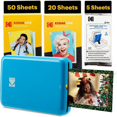 KODAK Step: Мобільний фотопринтер з Bluetooth - друк фото на Zink 2x3