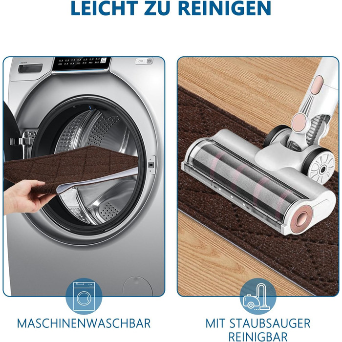 Килимок на сходи, антиковзаючий, 20x76 см (15 шт.), килим-прогун для сходів, багаторазовий клей для всіх чистих, гладких сходів, захисна килимова стрічка для дітей, (Коричневий)