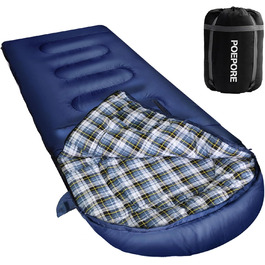 Спальний мішок POEPORE Outdoor 3-4 сезони, фланель, 230x90 см, для дорослих