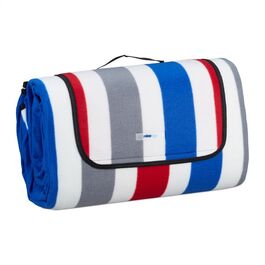 Ковдра для пікніка Relaxdays XXL 200x300 см Смужки