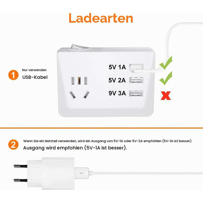 Цифровий LED будильник з USB-зарядкою, настільний годинник зі голосовим керуванням, подвійним сигналом, функцією Snooze та термометром, білий