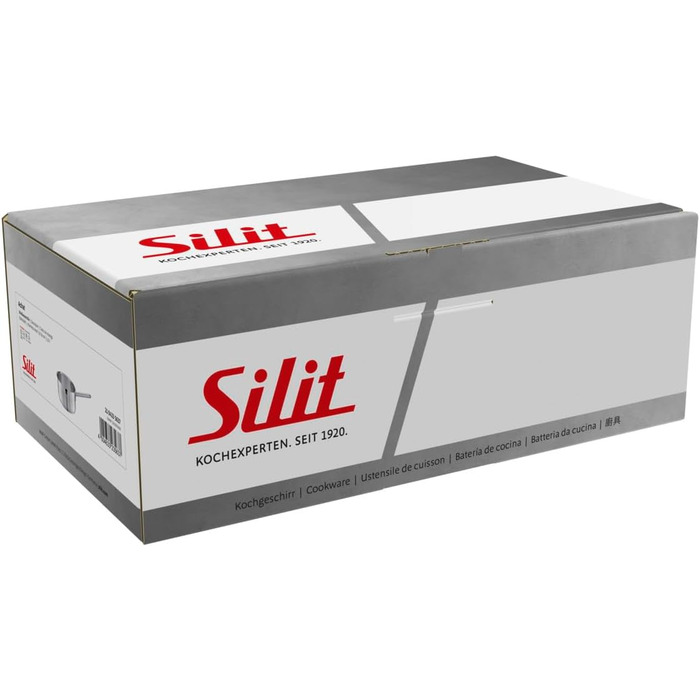 Каструля Silit Achat з нержавіючої сталі 16 см без кришки, 1,4 л, для індукційних плит, без покриття, придатна для духовки